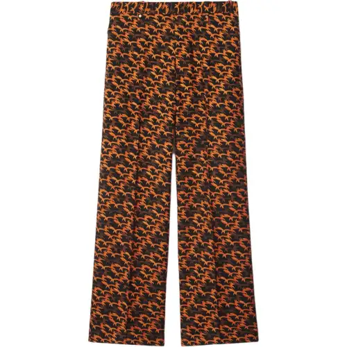 Burberry Fox-print Tailored Trousers