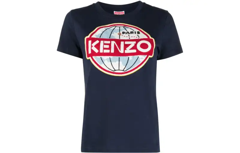 【Zoomed ImageryPrevious Season】graphic-print organic cotton T-shirt