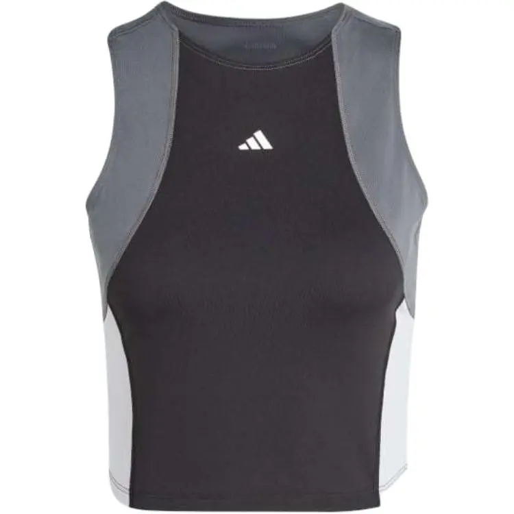 Adidas Tank Tops Women's Black Crew Neck Moderate Other