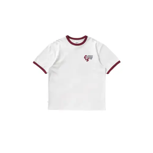 Converse T Shirts Women's White Crew Neck Moderate Straight Fit
