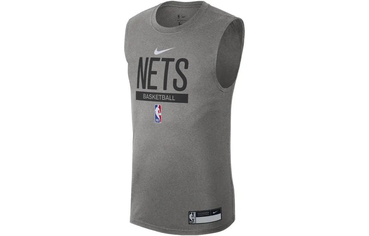 Nike Dri-Fit Basketball Jerseys Men's Gray Moderate Straight Fit