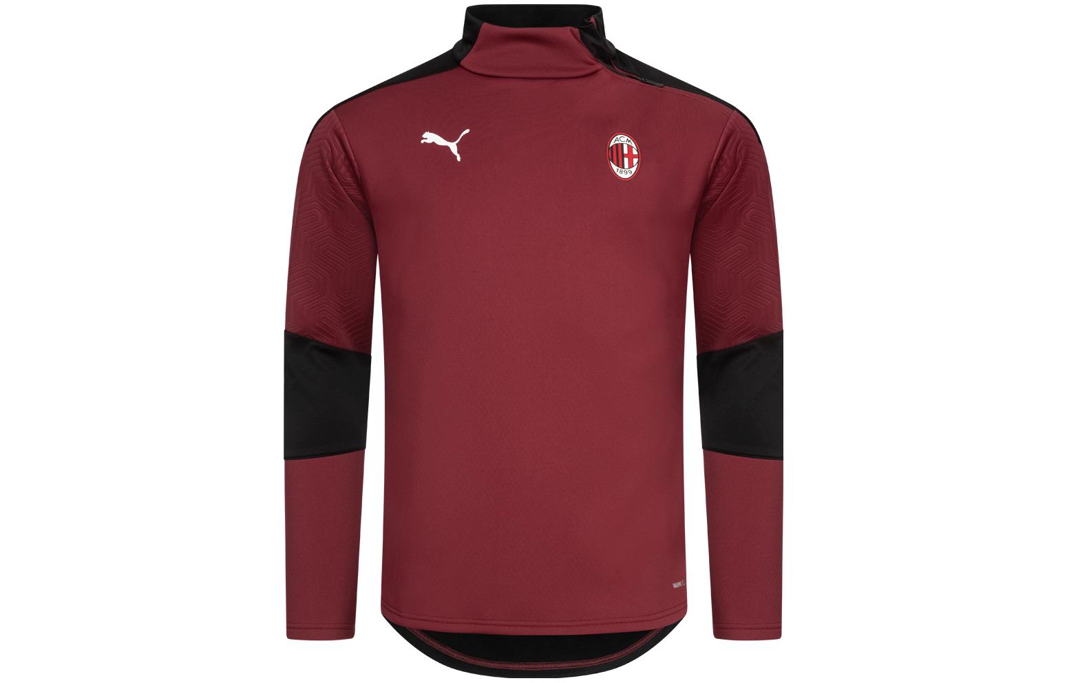 PUMA X AC Milan Soccer Jerseys Men’s Dark Red Thickened Straight Fit