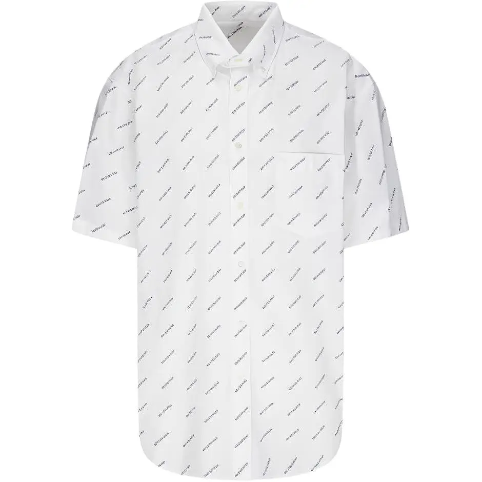 Balenciaga Shirt Regular Fit Men's White