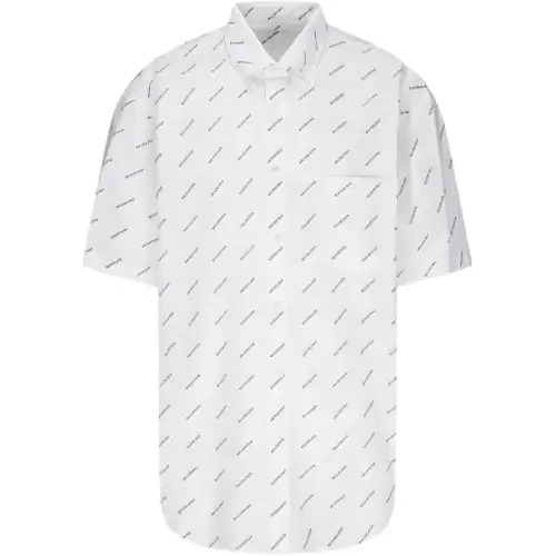 Balenciaga Shirt Regular Fit Men's White