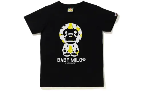 A BATHING APE Bape T Shirts Women's Crew Neck Moderate Straight Fit