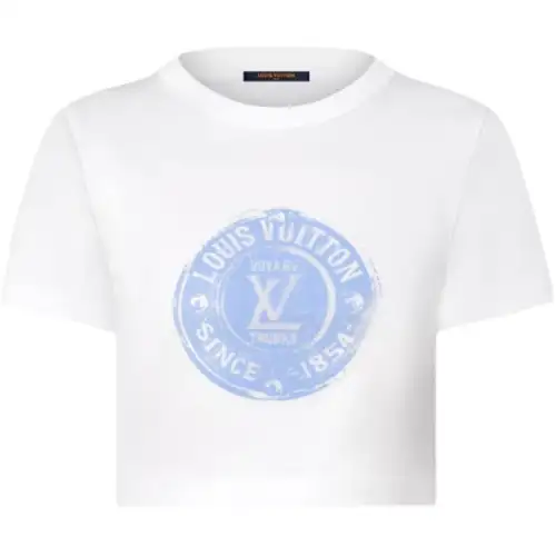 LOUIS VUITTON Lv Stamp Crop Top
