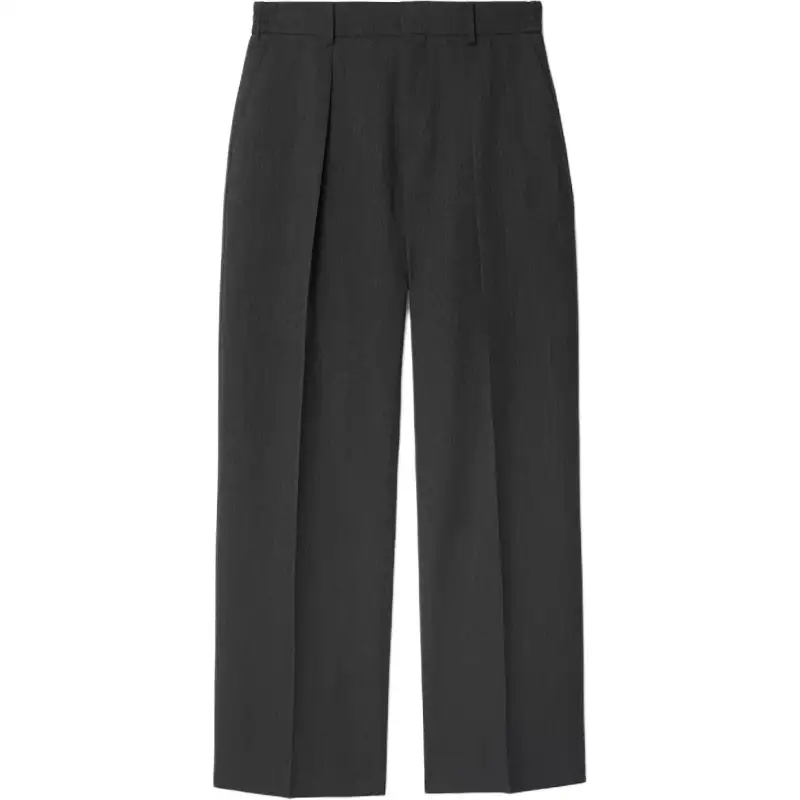 Burberry Casual Pants Men's Gray Black
