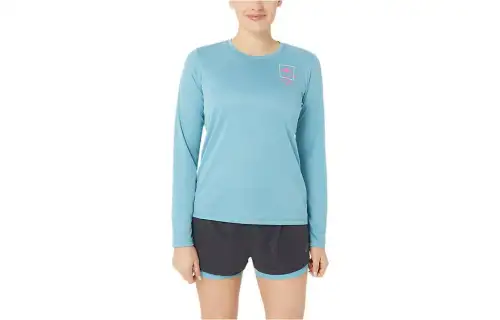 ASICS FUJITRAIL T Shirt Women's Light Blue