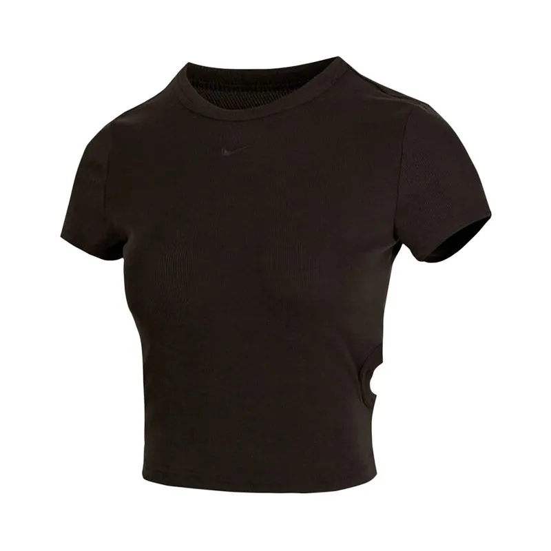 Nike T-Shirts Women's Black Crew Neck Moderate Other