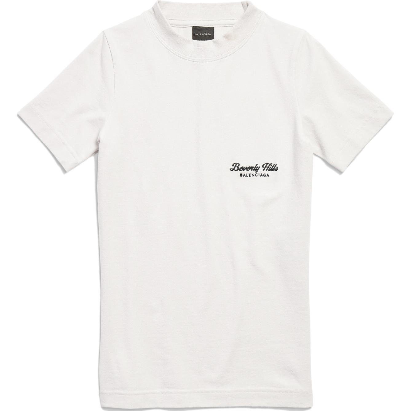 Женская футболка Balenciaga (экрю)
