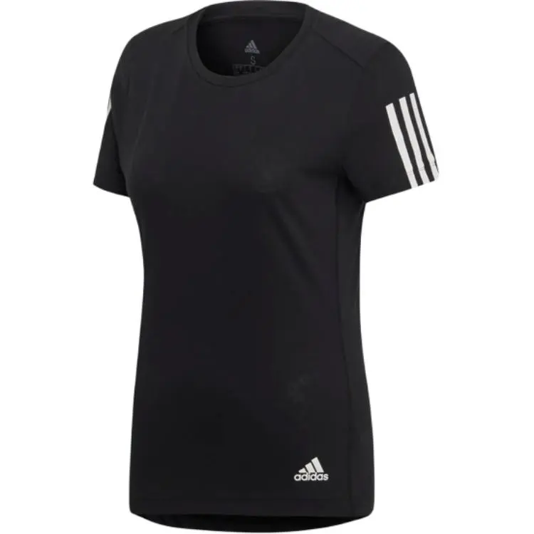 Adidas Set in Sleeve T Shirt Women's Black
