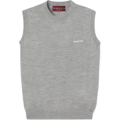 GUCCI Cashmere Silk Sleeveless Top