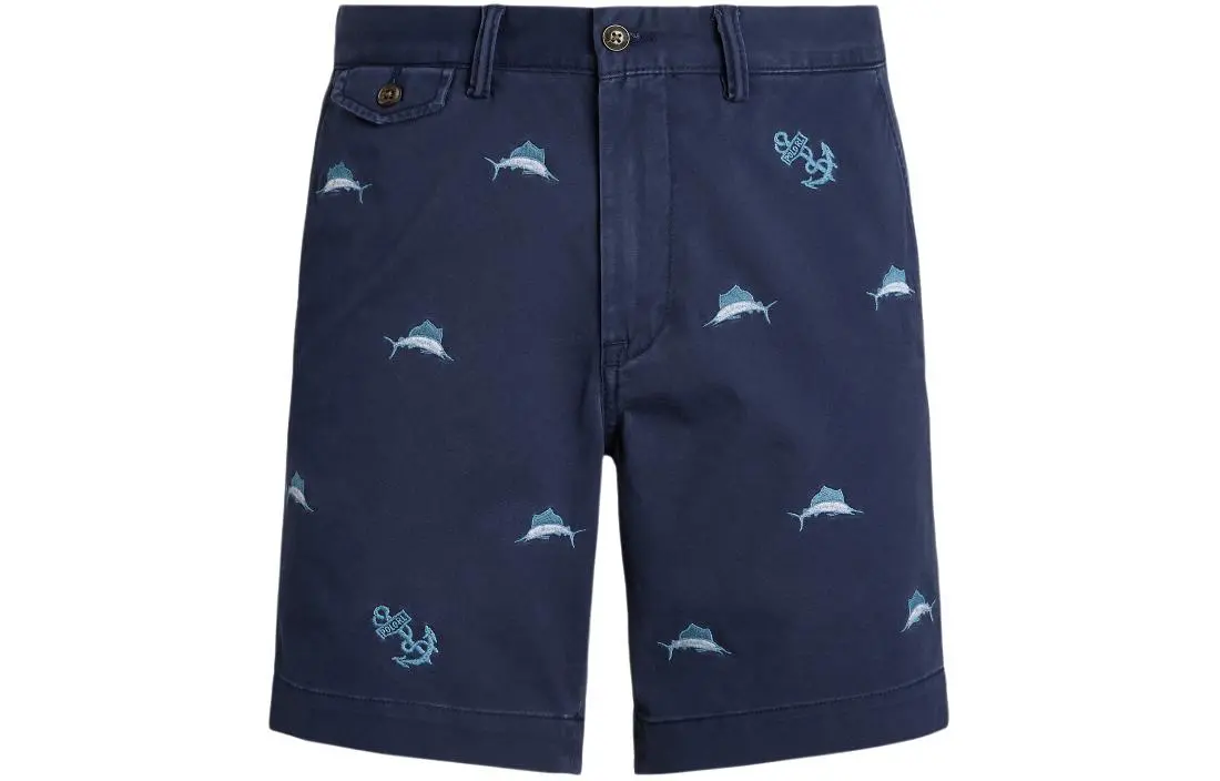 Polo Ralph Lauren Embroidered Chino Shorts