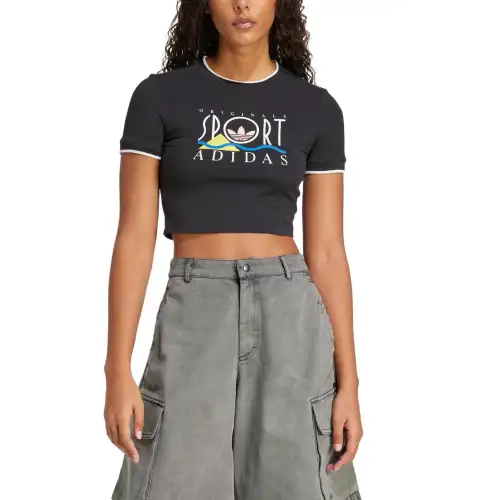 Adidas Originals Crewneck Cropped Top