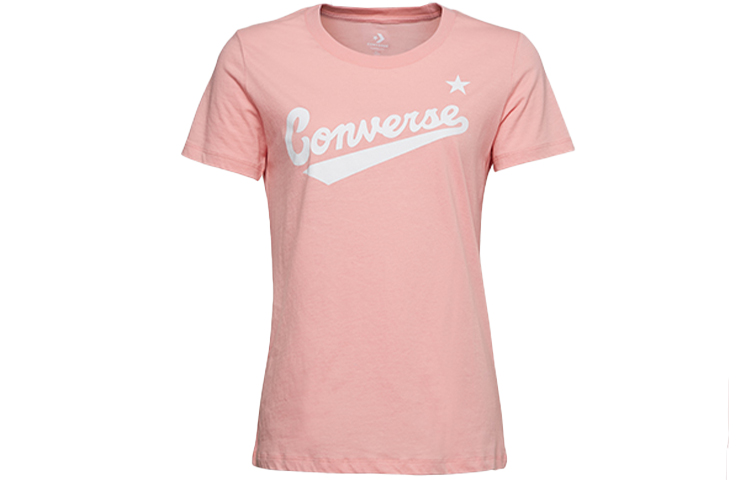 Женская футболка Converse Converse Logo T (розовая)