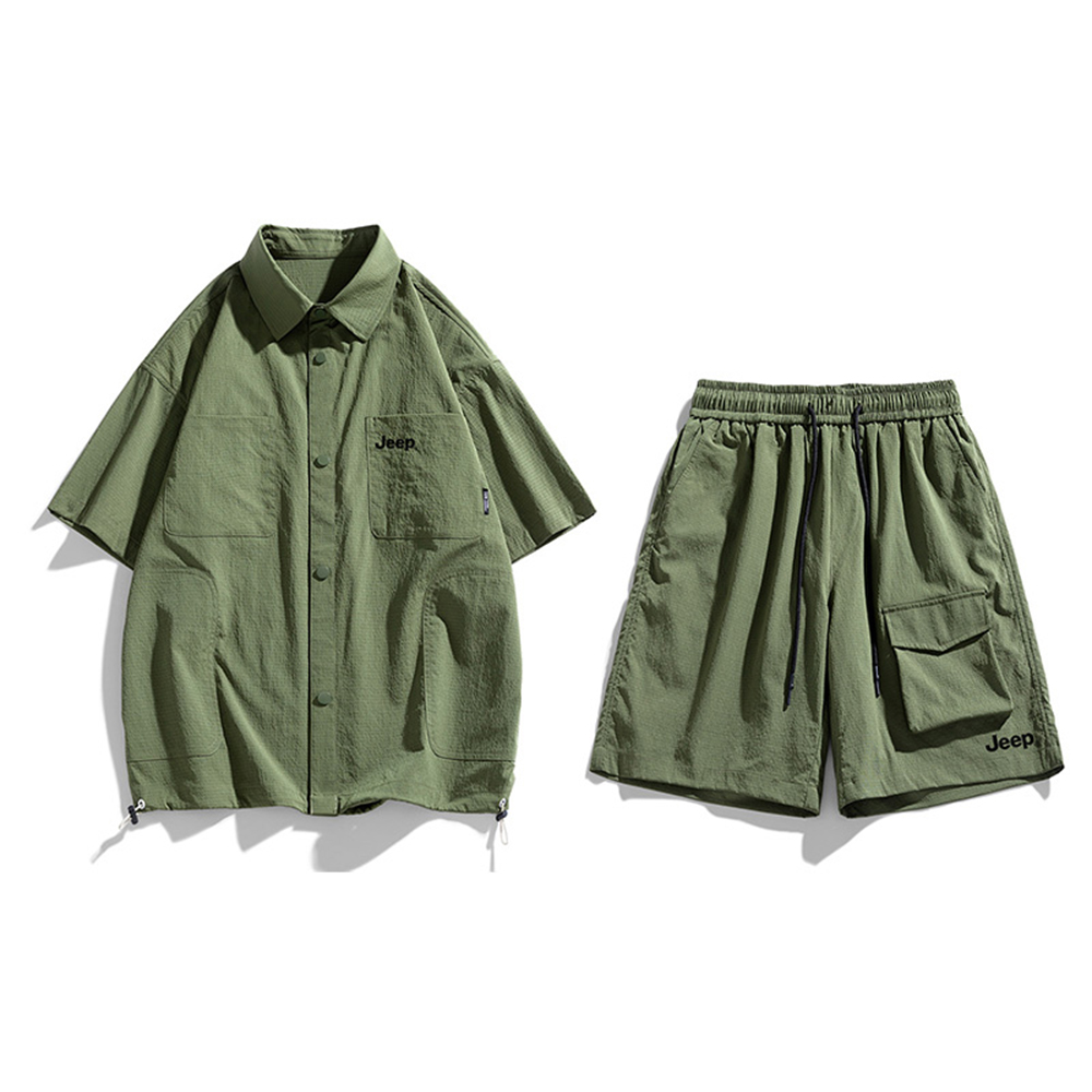 Jeep Casual Sportswear Men’s Lapel Thin