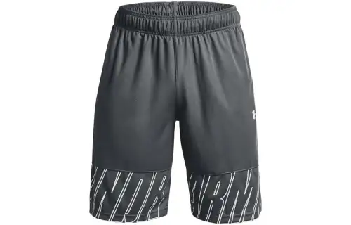 Under Armour Baselin Basketball Shorts Men's Dark Gray Moderate Straight Fit Pants