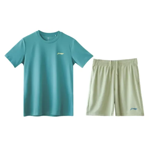 Li Ning Casual Sportswear Men's Crew Neck Moderate