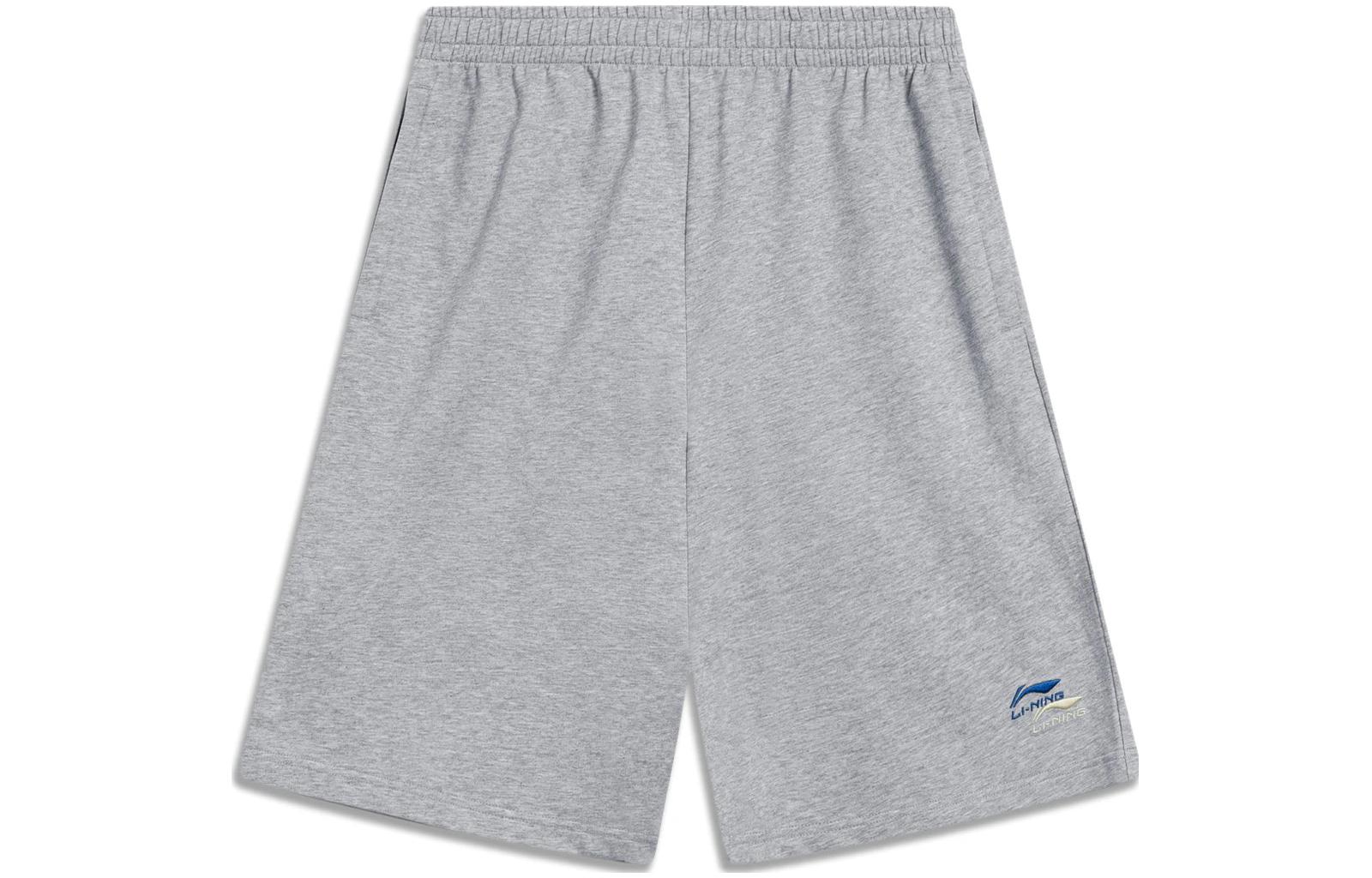 Li Ning Sports Life Collection Sports Shorts Men’s Heather Gray