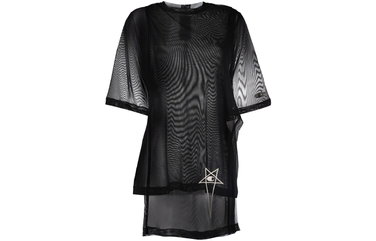 Женские футболка RICK RICK OWENS x Champion SS22 T (черная)