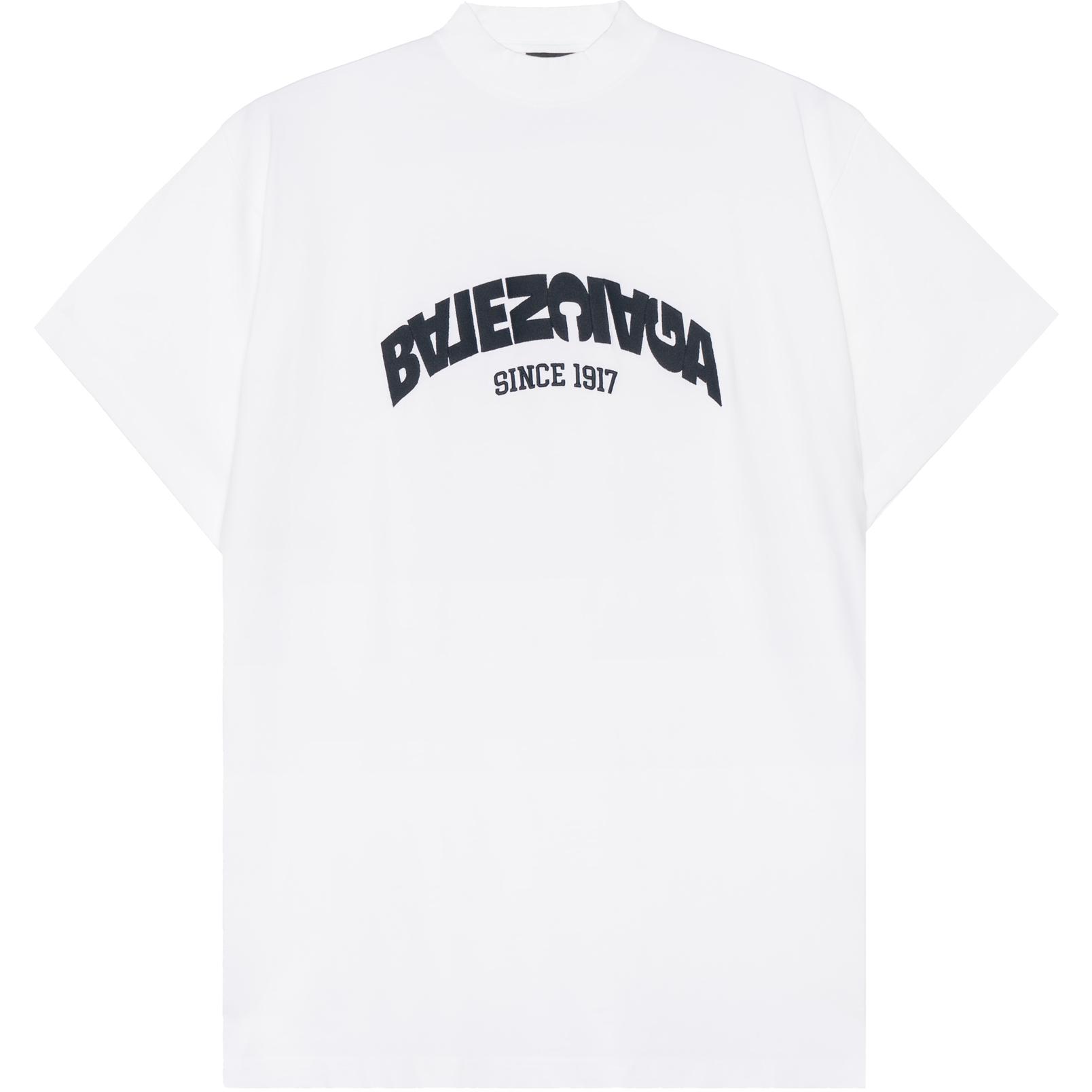 Женская футболка Balenciaga (белая)