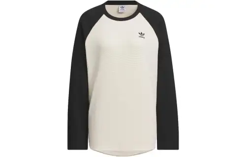 Adidas Originals Raglan Sleeve T Shirt Women's Wonder White/Black