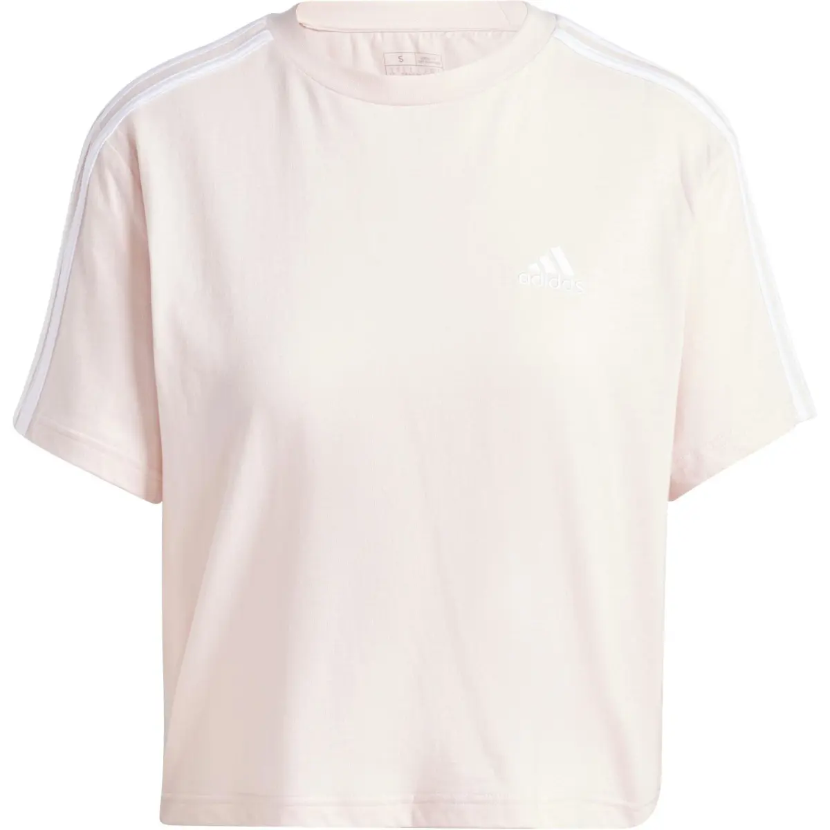 Adidas Clothing T-Shirts Women's Pink Crew Neck Moderate Straight Fit