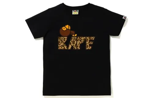 A BATHING APE T Shirts Women's Crew Neck Moderate Straight Fit