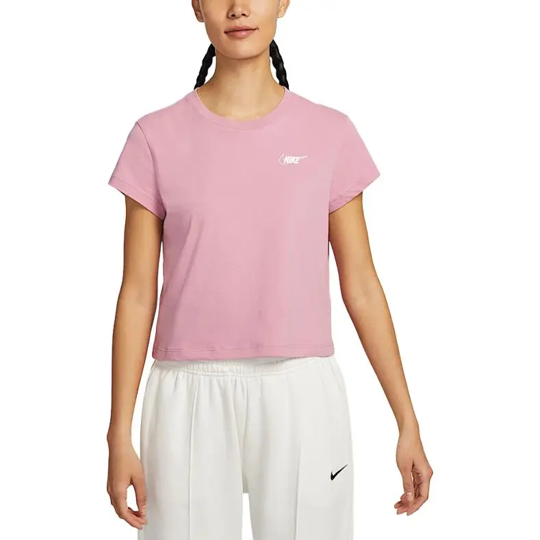 Nike Sportswear Club T Shirt Women's Elemental Pink/Tone