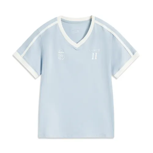 Li Ning T Shirt Women's Mist Blue