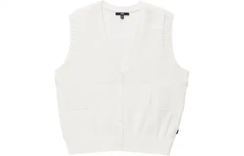 Vans Avenue Sweater Vest Tank Top Women's White