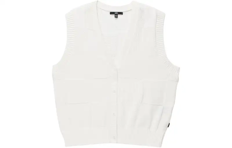 Vans Avenue Sweater Vest Tank Top Women's White