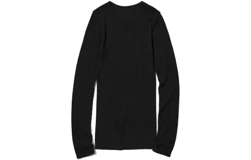 UNIQLO T Shirts Women's Black Crew Neck Moderate Other