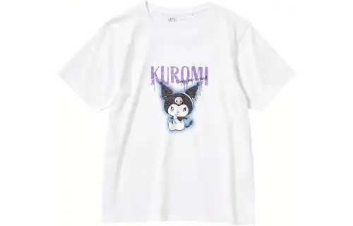 UNIQLO X Sanrio T Shirts Women's White Crew Neck Moderate Other