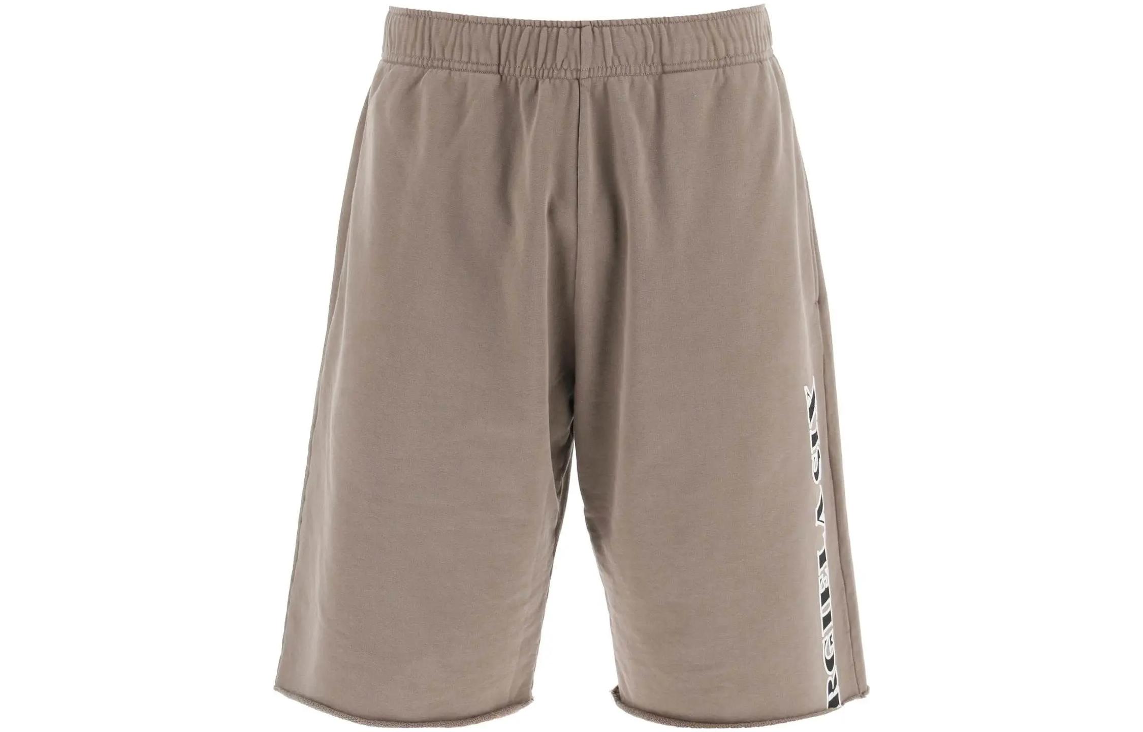 MM6 Maison Margiela Logo Printed Bermuda Shorts