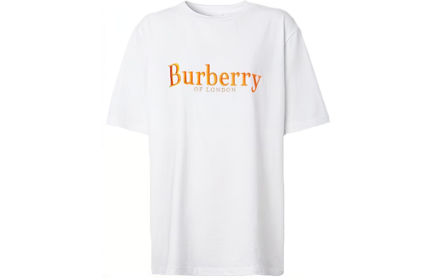 Женская футболка Burberry (белая)