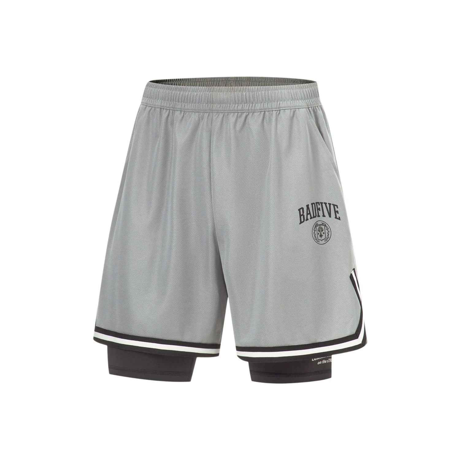 Li Ning BADFIVE Sports Shorts Men’s Ultimate Gray
