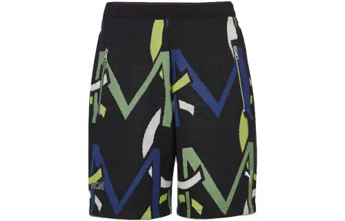 PUMA X MCM Sports Shorts Unisex Black Moderate