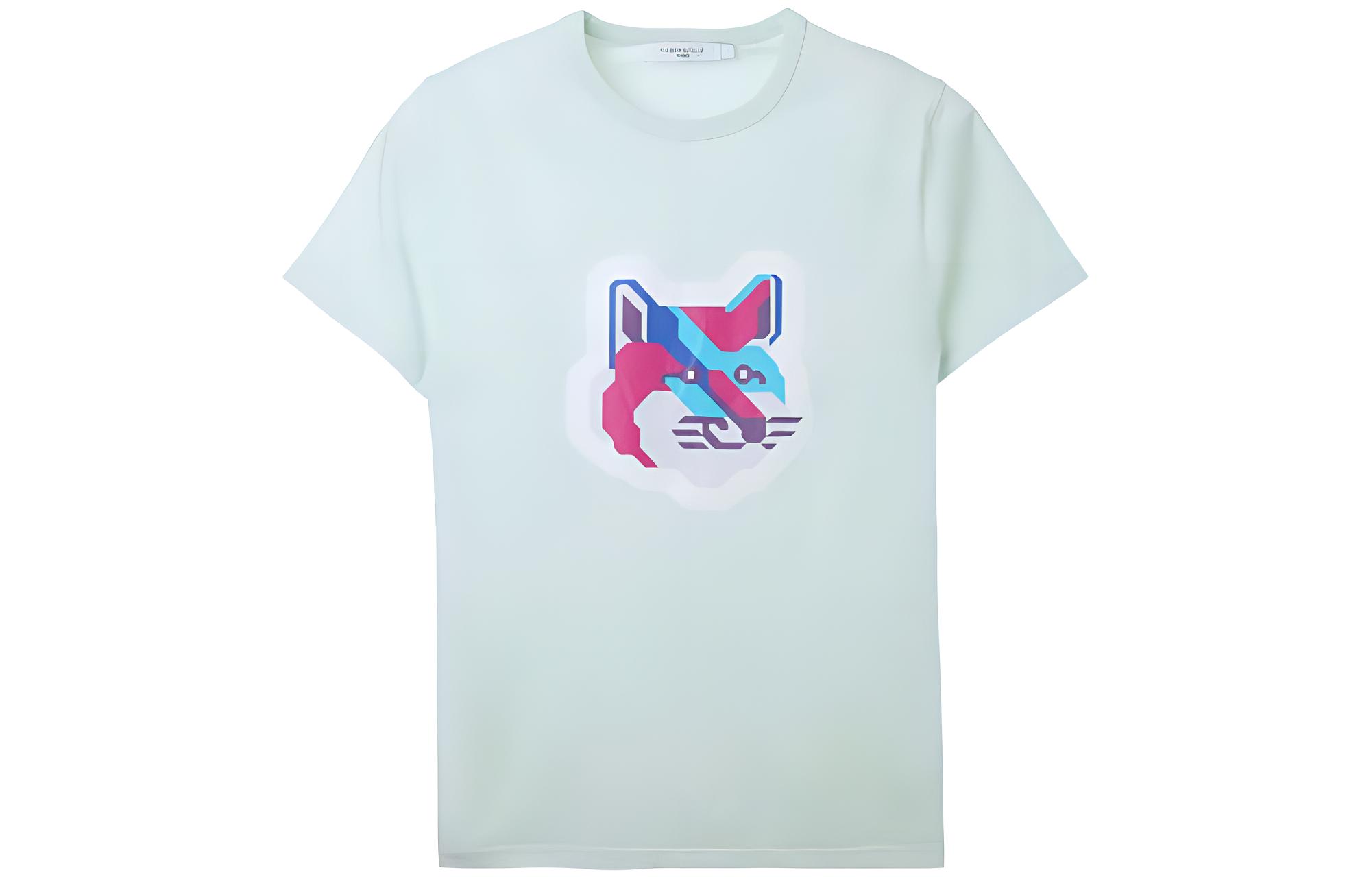 Женская футболка Maison Kitsune HW00123KJ0008P300 (белая)