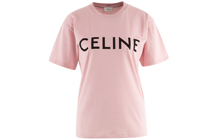 Женская футболка CELINE (розовая)