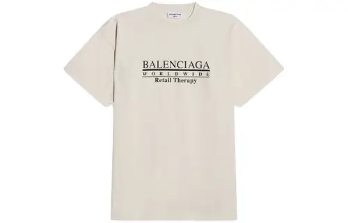 Balenciaga 2021 logo-print T-shirt