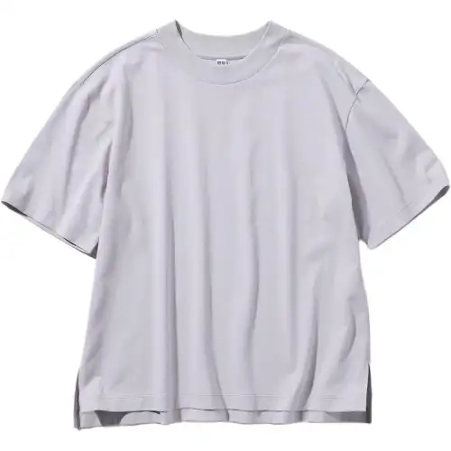 UNIQLO AIRism T Shirt Women's Light Gray