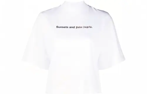 Palm Angels Sunsets-print jersey T-shirt
