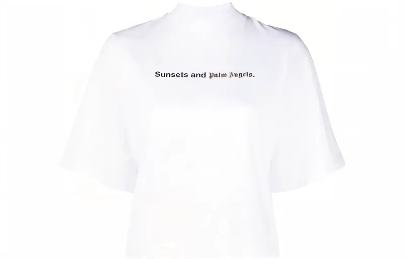 Palm Angels Sunsets-print jersey T-shirt