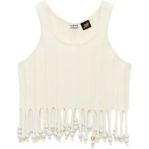 LOEWE Paula's Ibiza SS25 Tank Top Women's Beige