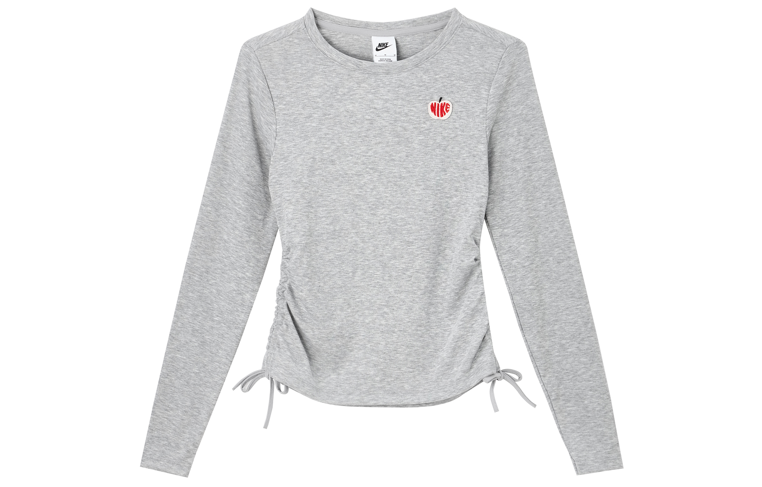 Женская футболка Nike Sportswear Ribbed (серая)