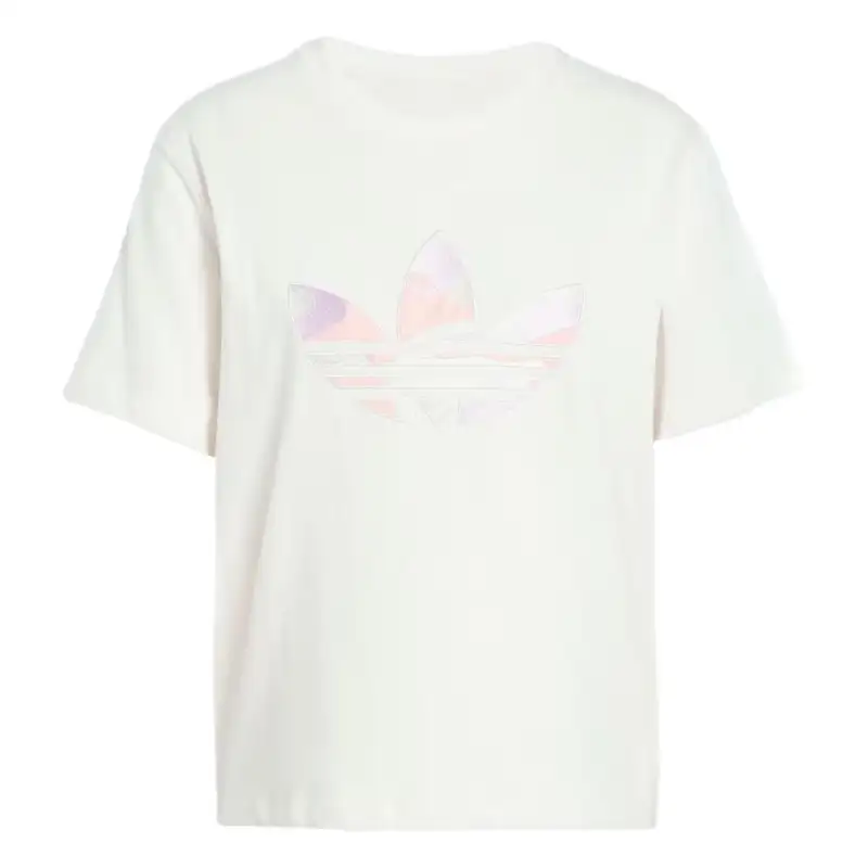 Adidas Originals Camo Crop Infilled Logo Tee