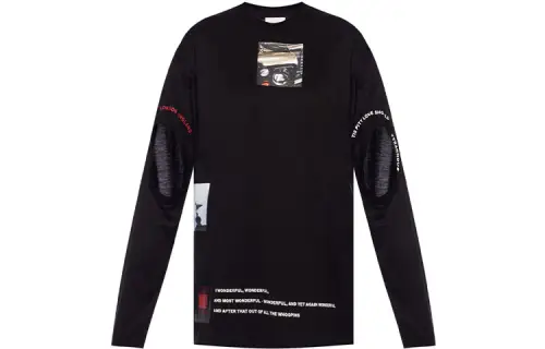 Burberry T Shirts Women's Black Crew Neck Moderate
