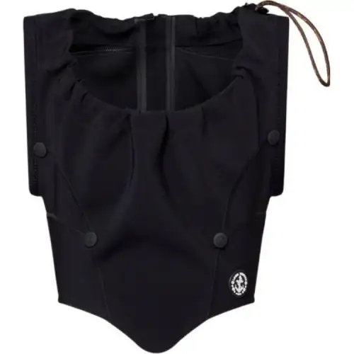 LOUIS VUITTON Color-Blocked Scuba Top