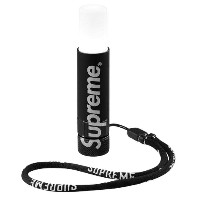 Брелок Supreme Logo (черно-красный)